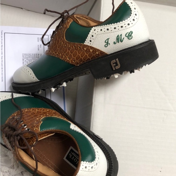 FJ icon shield leather golf shoes 4.5 - Picture 12 of 12